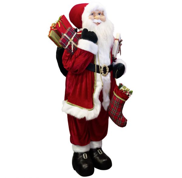 Weihnachtsmann Leander 180cm Lebensgröße